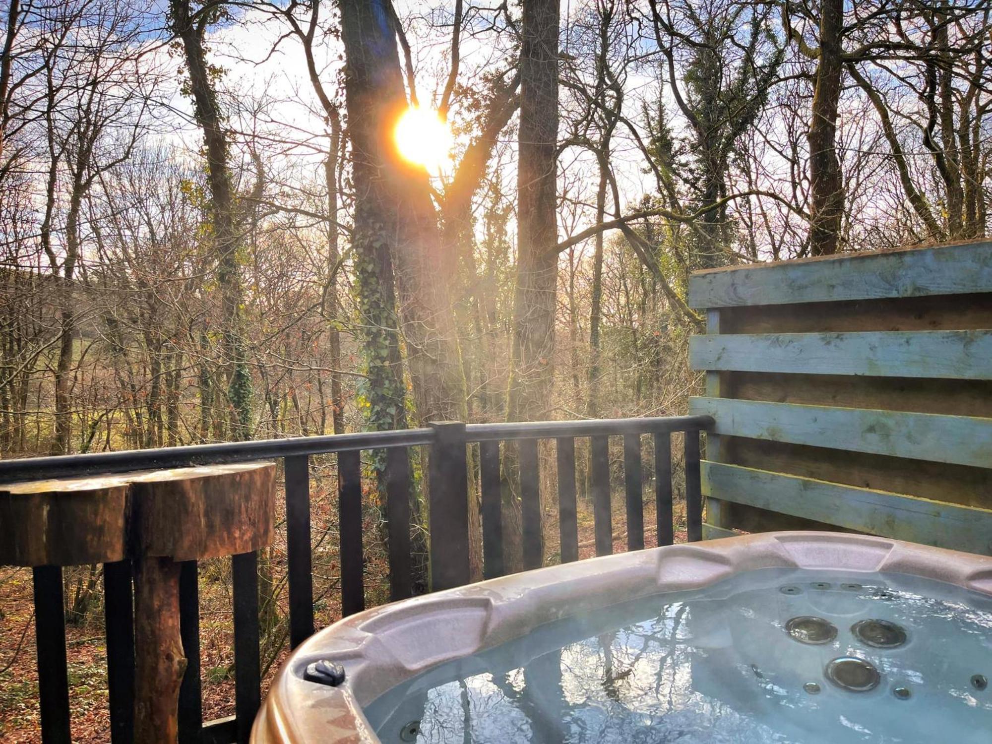 Goldcrest 1-Hot Tub-Woodland Lodges-Carmarthenshire-Tenby Exterior photo